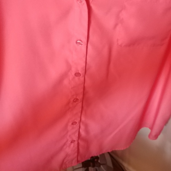 Penningtons Peach Button Up Blouse 2X - Picture 4 of 8